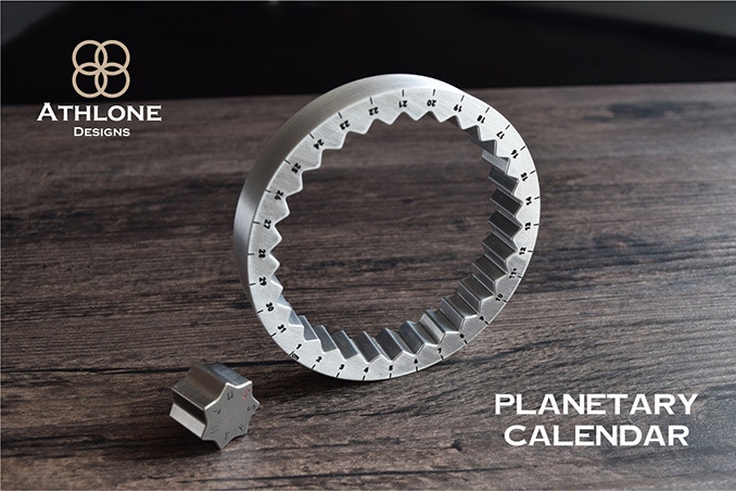 Titanium Perpetual Ring Calendar