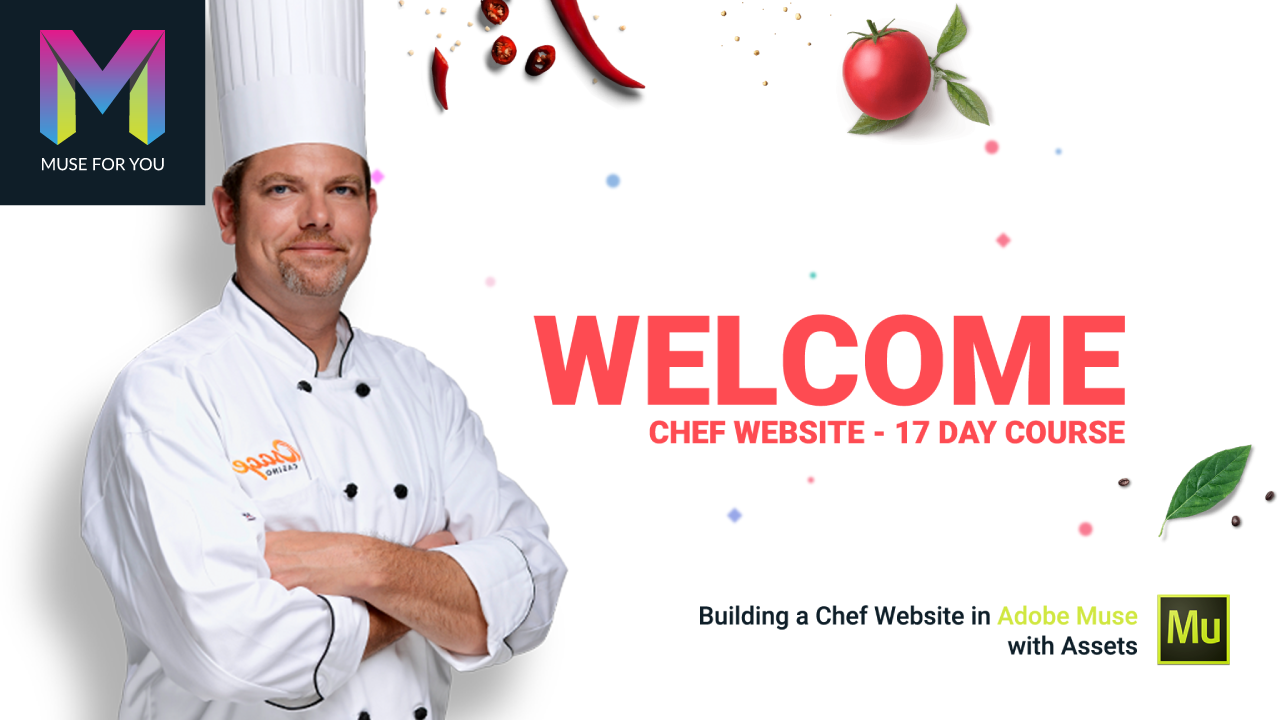 Building a Chef Website in Adobe Muse with Assets - Adobe Muse CC - Muse For You